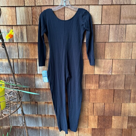 NWT Capezio Black Long Sleeve Unisex Unitard Catsuit in Adult X-Large - Picture 8 of 11